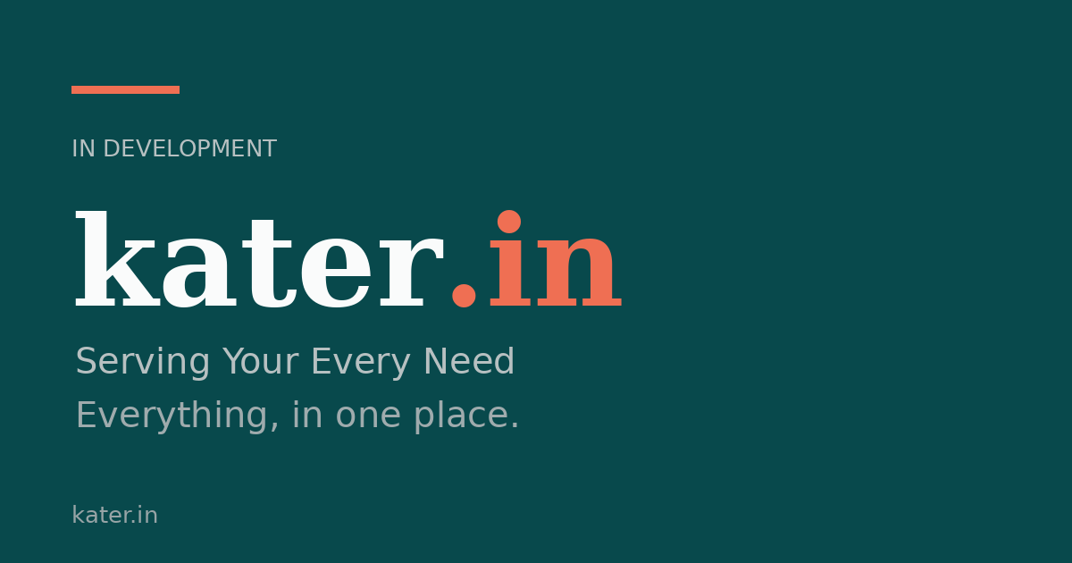 Link preview image for kater.in